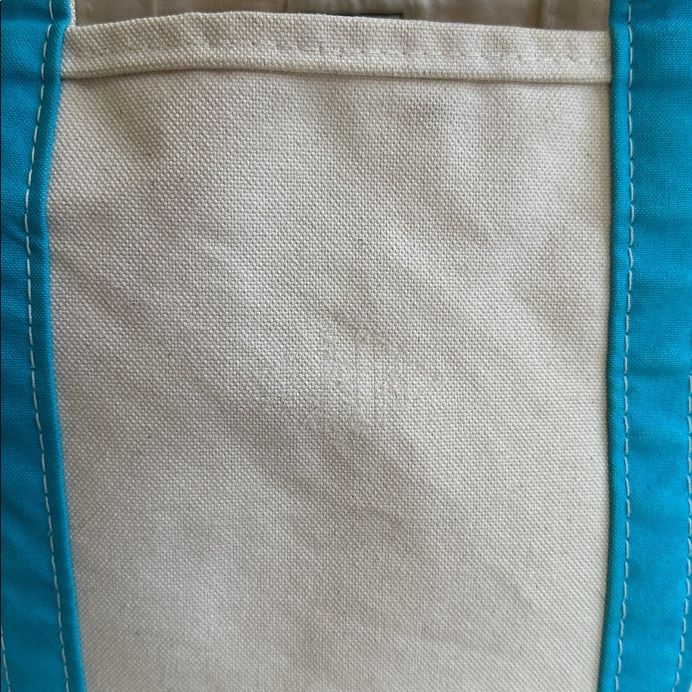 LL Bean Boat and Tote turquoise aqua - Picture 2 of 10